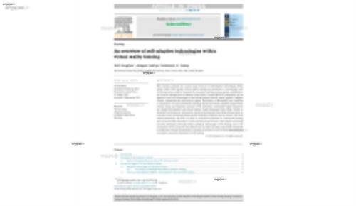 An overview of self-adaptive technologies within virtual reality training